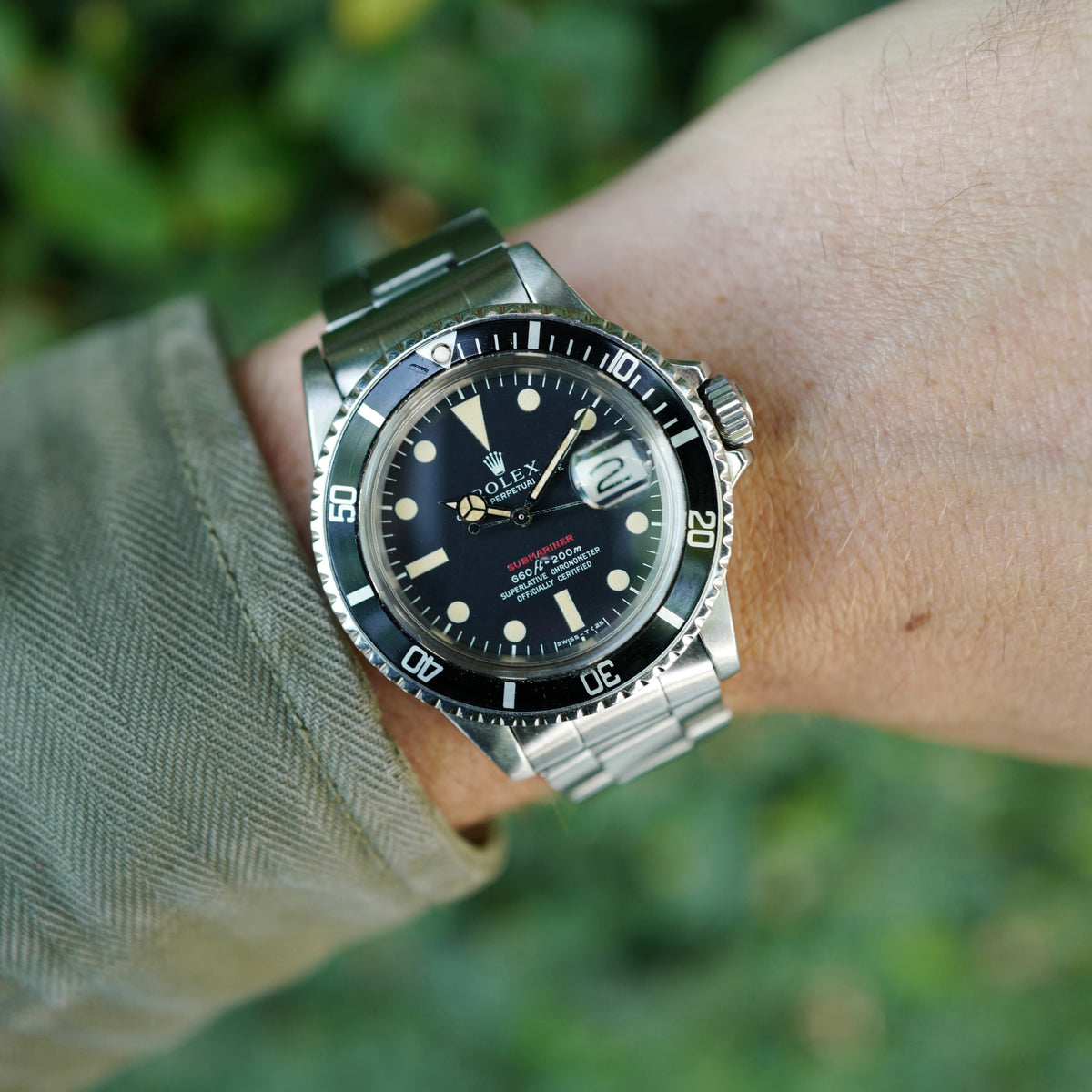 Rolex Steel Oyster Perpetual Red Submariner Ref. 1680
