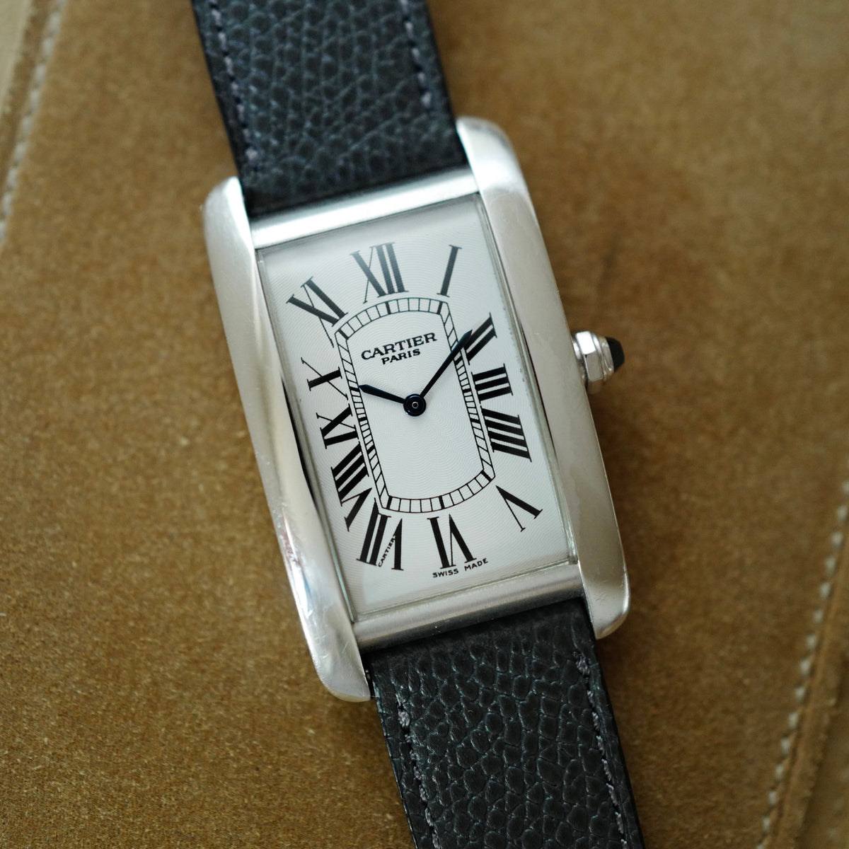 Cartier - Cartier Platinum Tank Americaine XL Ref. W2604351 - The Keystone Watches