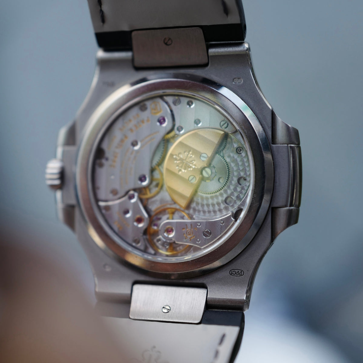 Patek Philippe White Gold Nautilus Moonphase Watch Ref. 5712