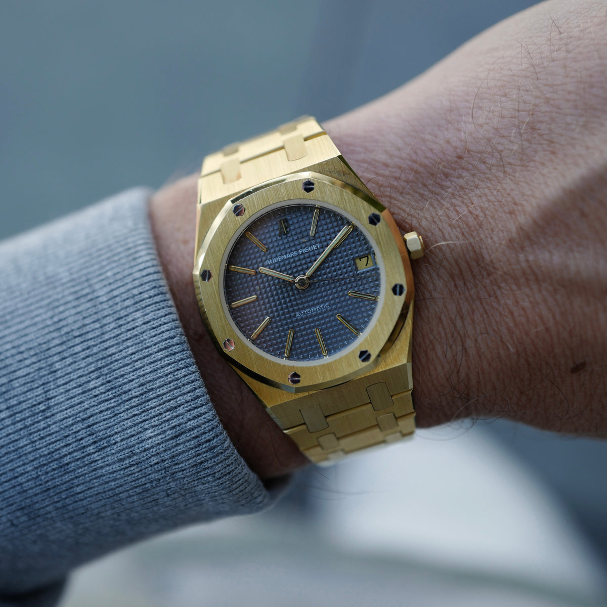 Audemars Piguet Yellow Gold Royal Oak Watch Ref. 4100