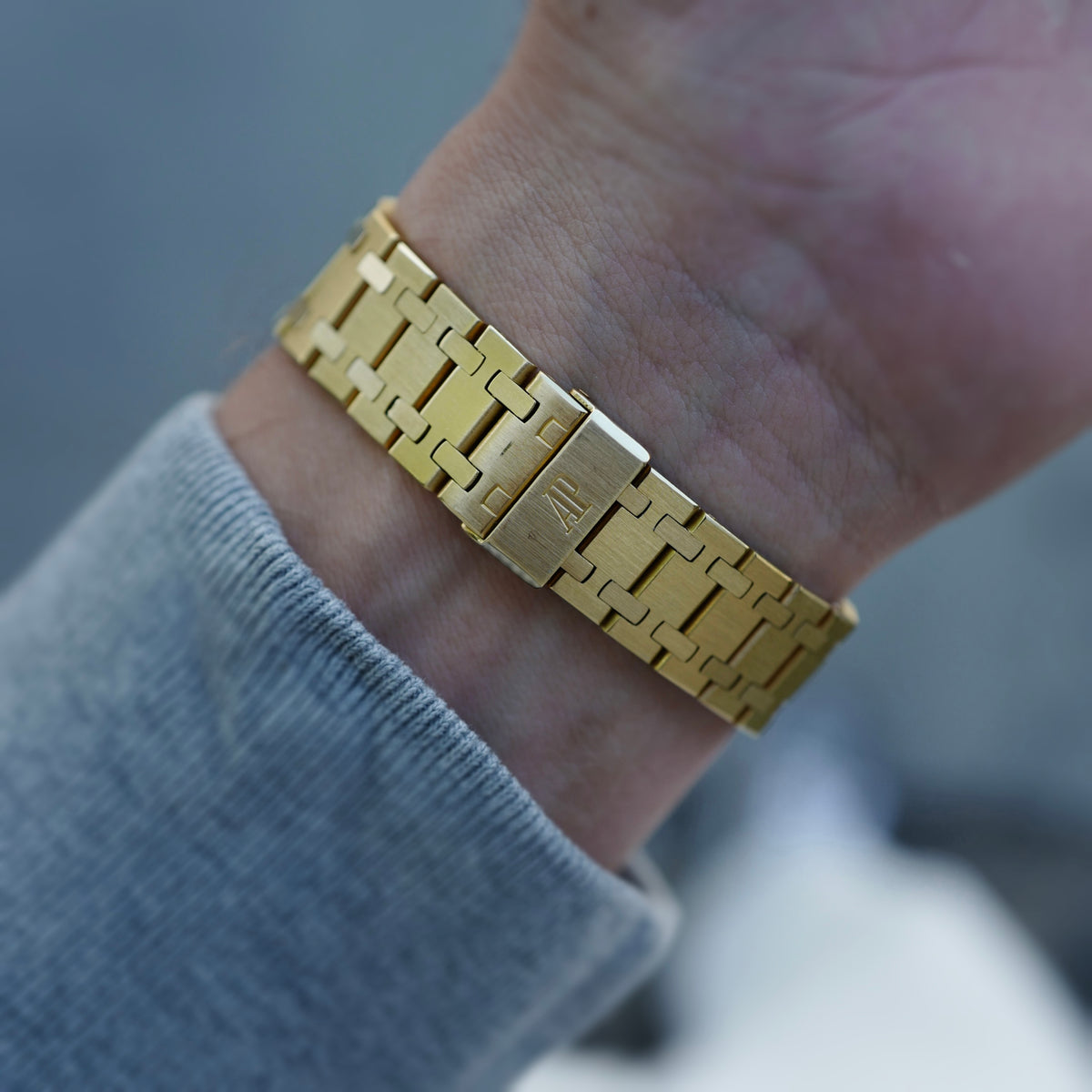 Audemars Piguet Yellow Gold Royal Oak Watch Ref. 4100