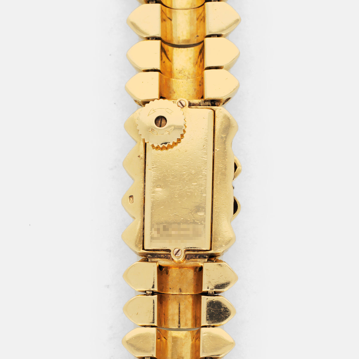 Cartier Yellow Gold Concealed Dial Bracelet Watch