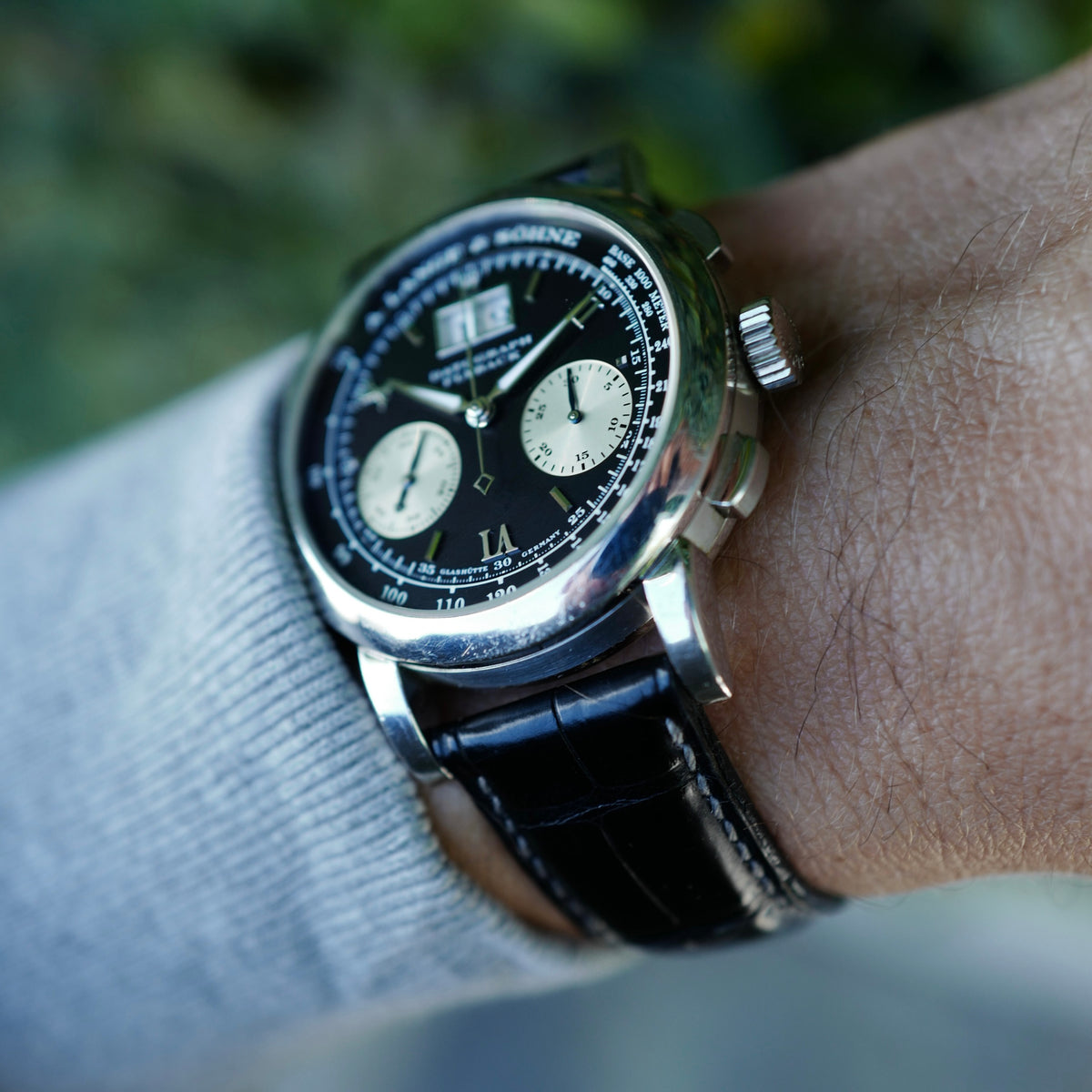 A. Lange &amp; Sohne Platinum Datograph 403.035, Meter Dial