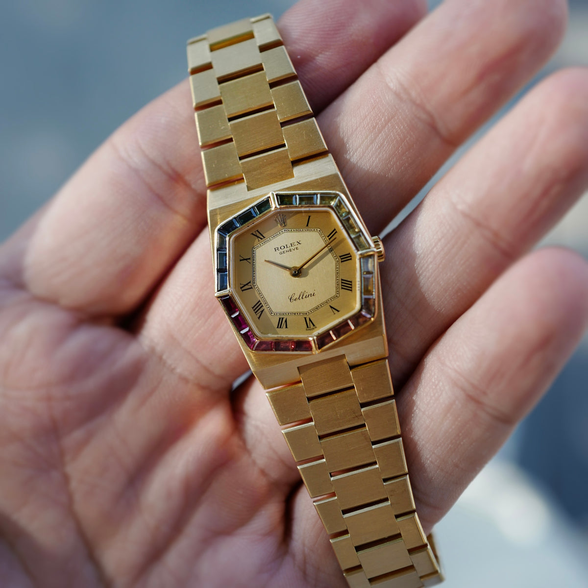 Rolex - Rolex Yellow Gold Cellini Rainbow Watch Ref. 5016 - The Keystone Watches