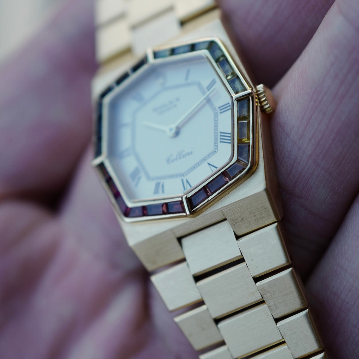 Rolex - Rolex Yellow Gold Cellini Rainbow Watch Ref. 5016 - The Keystone Watches