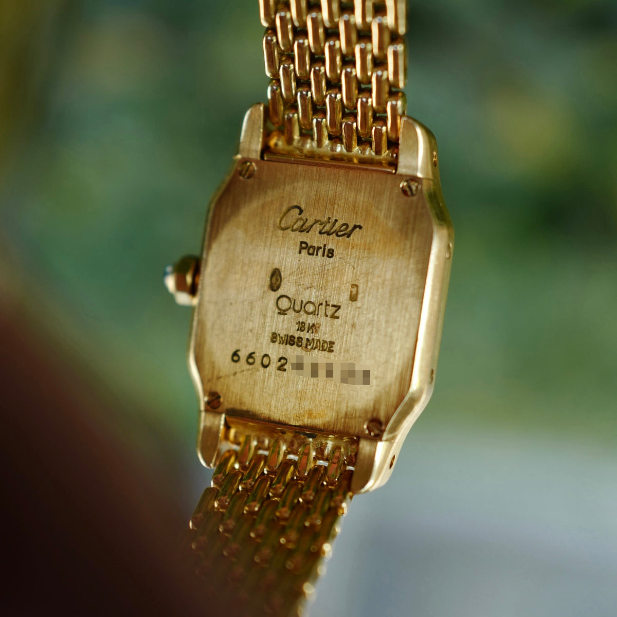 Cartier Yellow Gold Santos Mini Watch Ref. 66024 (New Arrival)