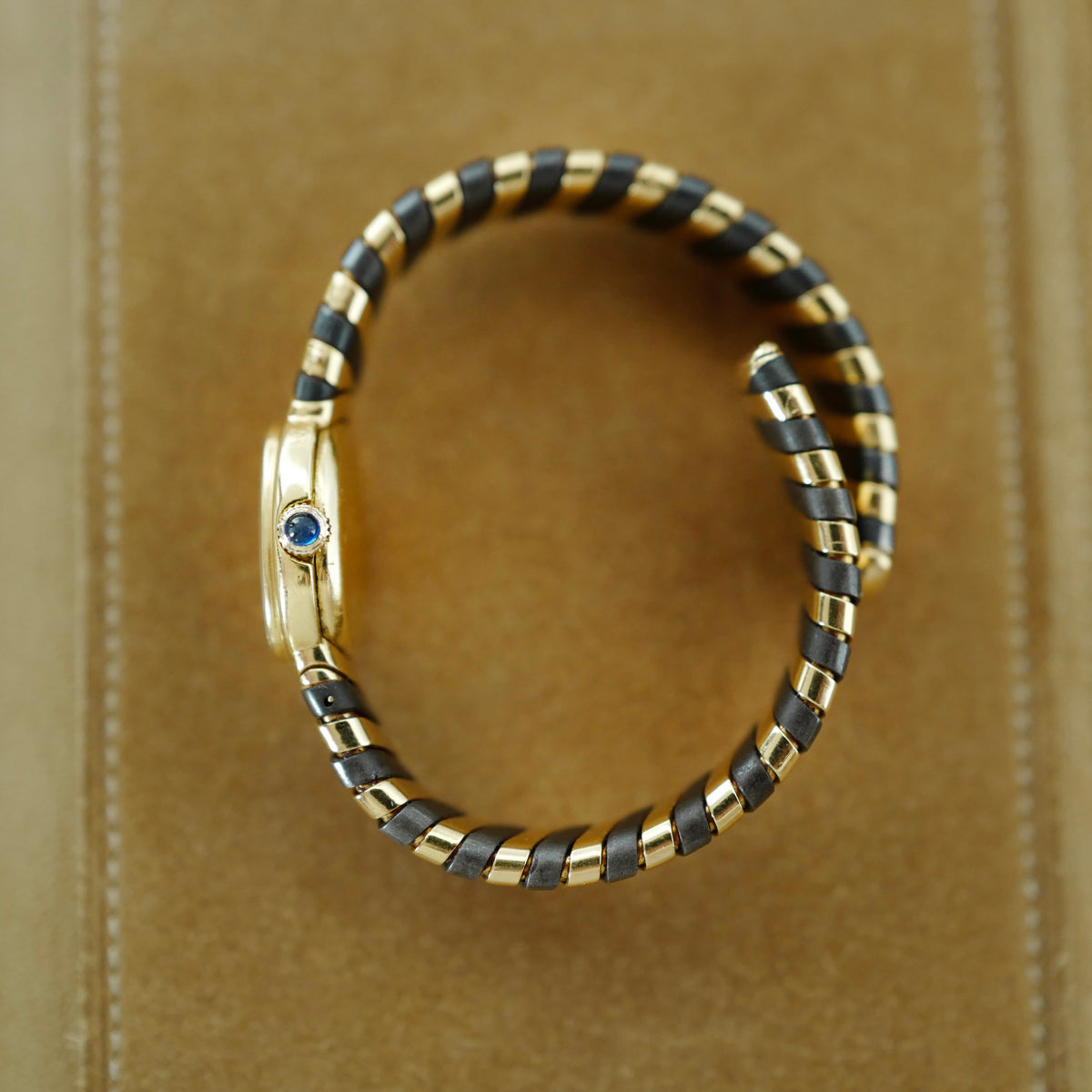 Bulgari Yellow Gold Tubogas Bangle Watch