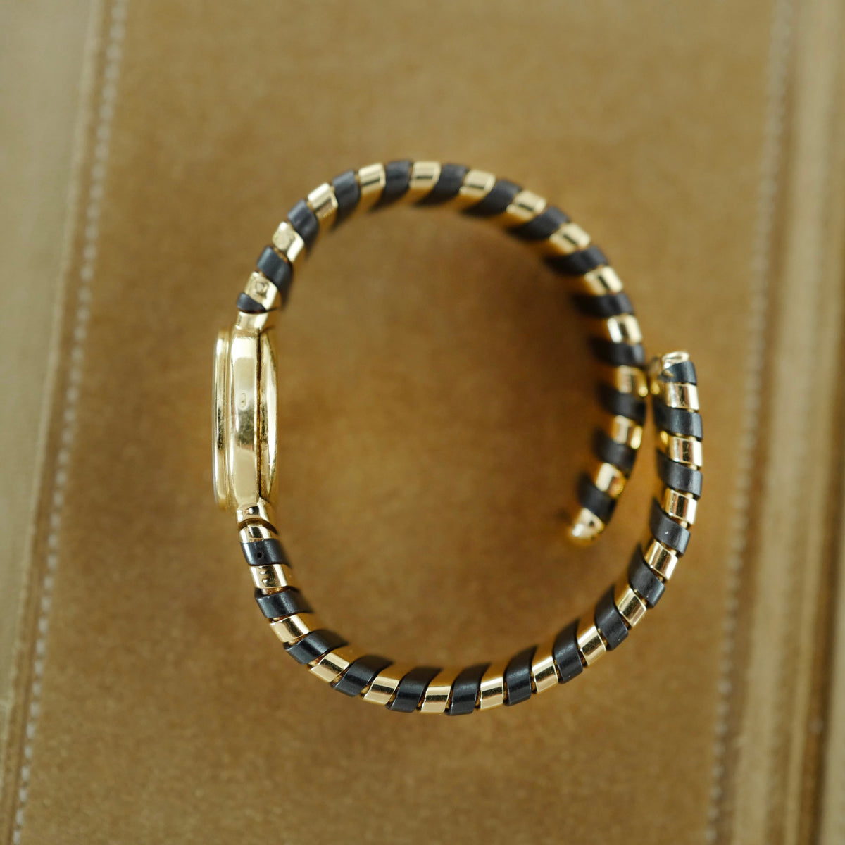 Bulgari Yellow Gold Tubogas Bangle Watch