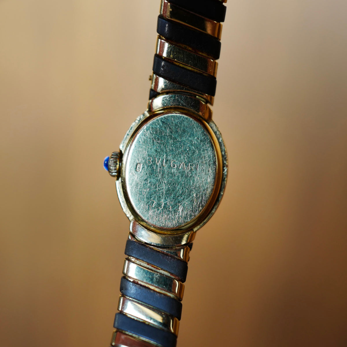 Bulgari Yellow Gold Tubogas Bangle Watch