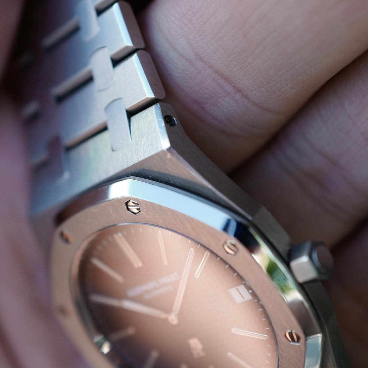 Audemars Piguet Steel Transitional Jumbo Royal Oak Ref. 5402 Rare No Serial Watch (New Arrival)