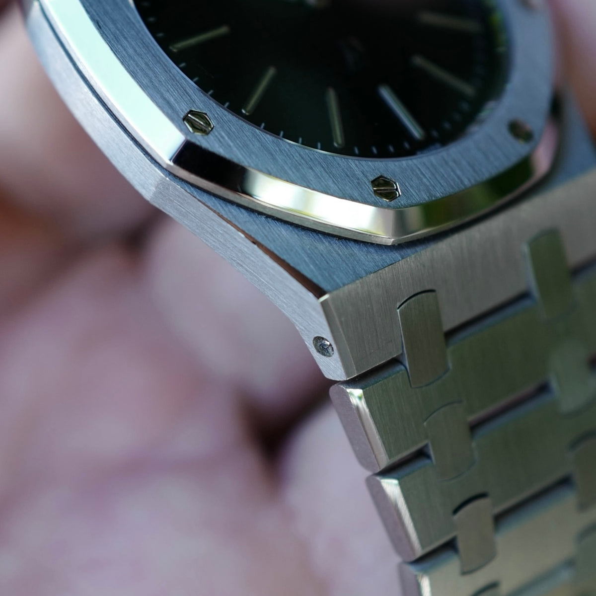 Audemars Piguet Steel Transitional Jumbo Royal Oak Ref. 5402 Rare No Serial Watch (New Arrival)