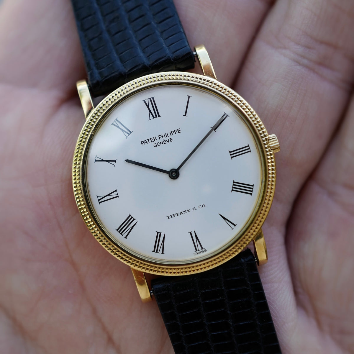 Patek Philippe Yellow Gold Calatrava Watch Ref. 3520, Retailed by Tiffany &amp; Co.