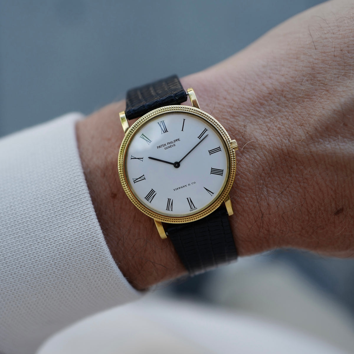 Patek Philippe Yellow Gold Calatrava Watch Ref. 3520, Retailed by Tiffany &amp; Co.