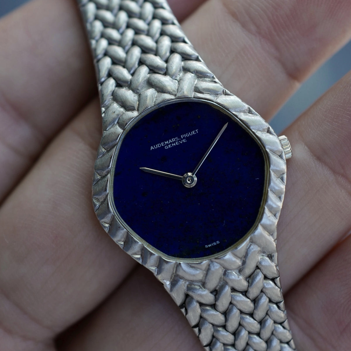 Audemars Piguet Mini Cobra Hexagon with Lapis Dial
