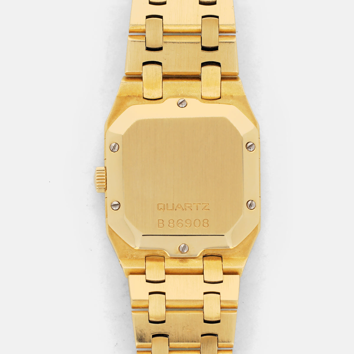 Audemars Piguet Yellow Gold Royal Oak Quartz Ref. 6010BA with Factory Diamond Pave Case and Bracelet