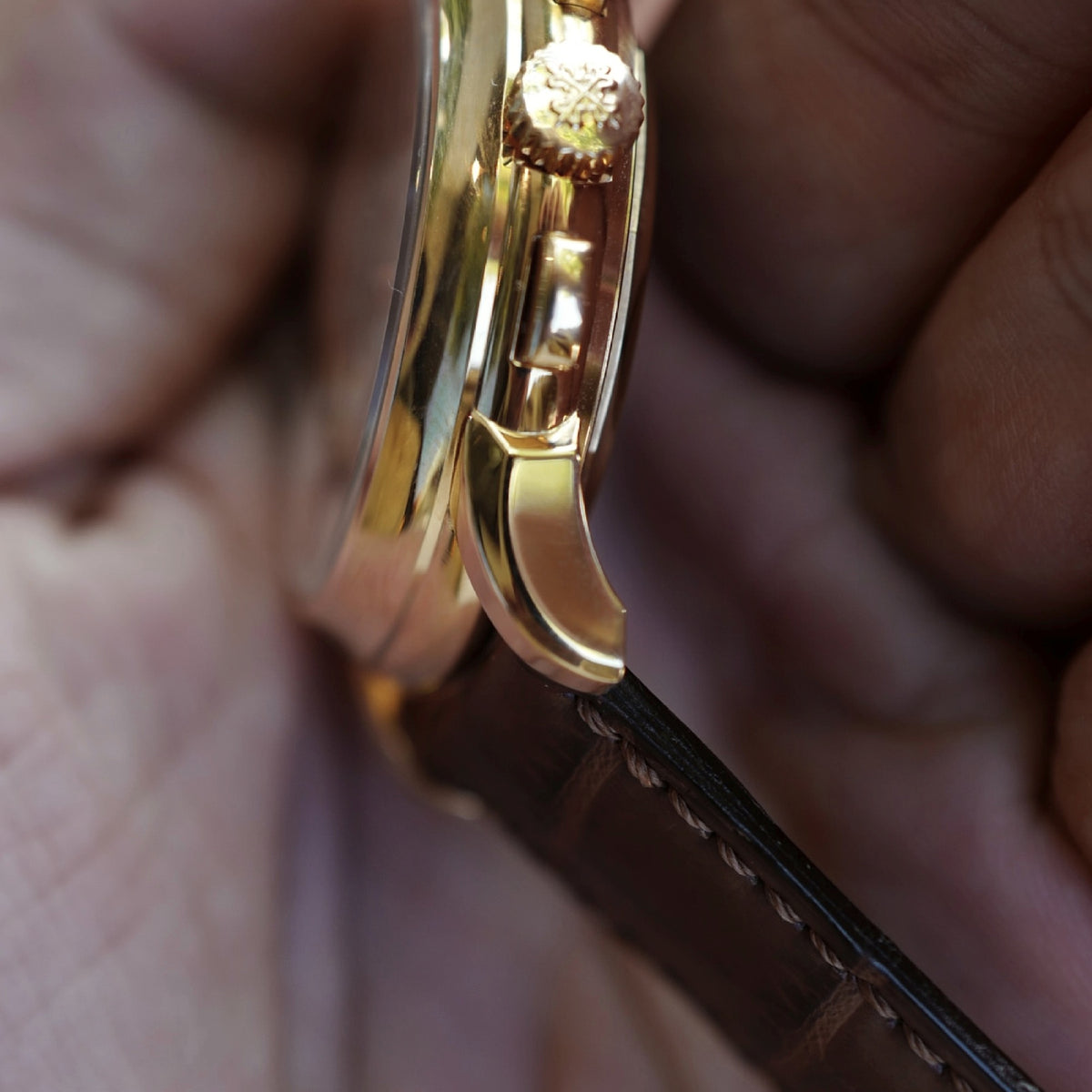 Patek Philippe Pink Gold Perpetual Calendar Chronograph Watch Ref. 5970 (Archive and Second Caseback)
