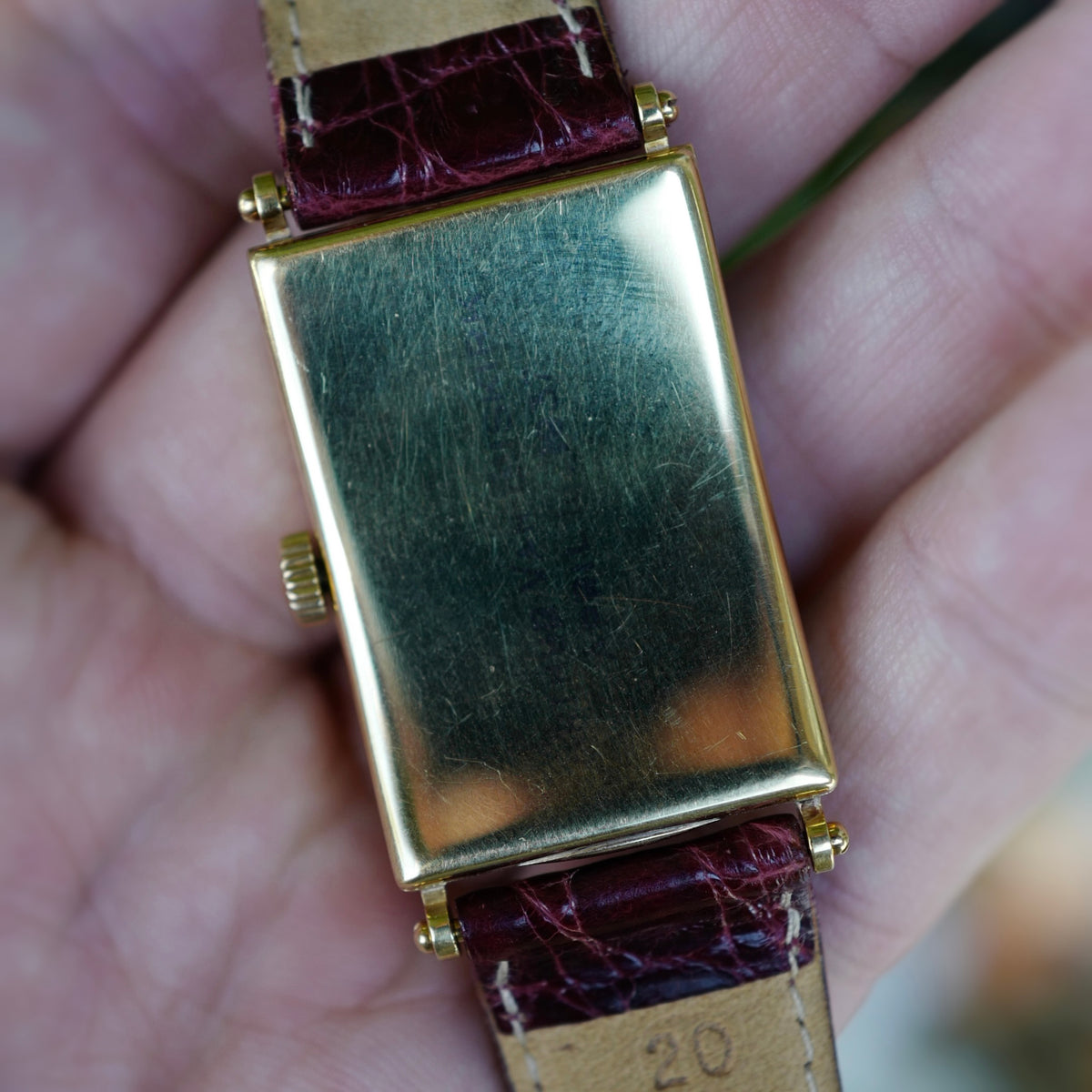 Patek Philippe Yellow Gold Rectangular Watch, Retailed by Tiffany &amp; Co. Ref. 431, Circa 1926 (New Arrival)