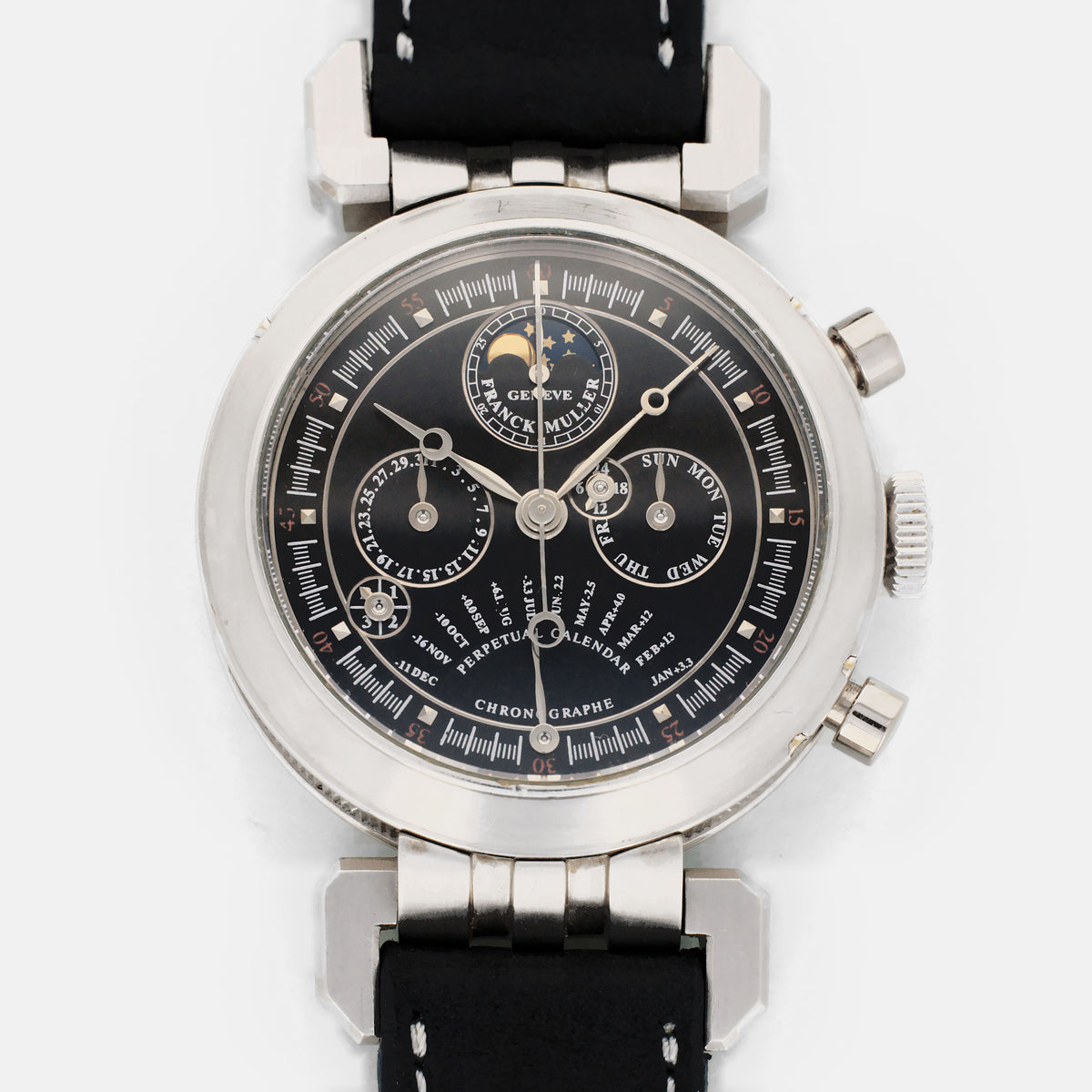 Franck Muller Platinum Perpetual Calendar Retrograde Tachymeter Chronograph