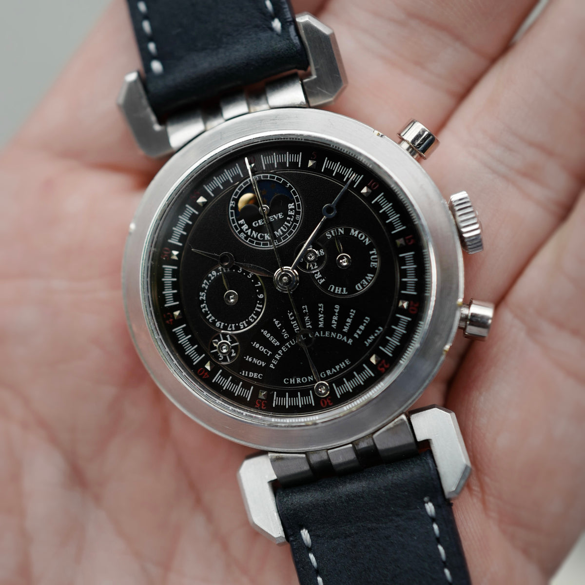 Franck Muller Platinum Perpetual Calendar Retrograde Tachymeter Chronograph
