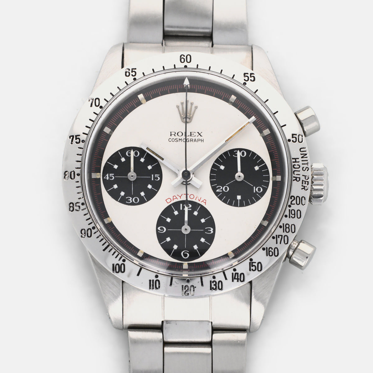 Rolex Steel Cosmograph Daytona Three Color Paul Newman Watch Ref. 6239