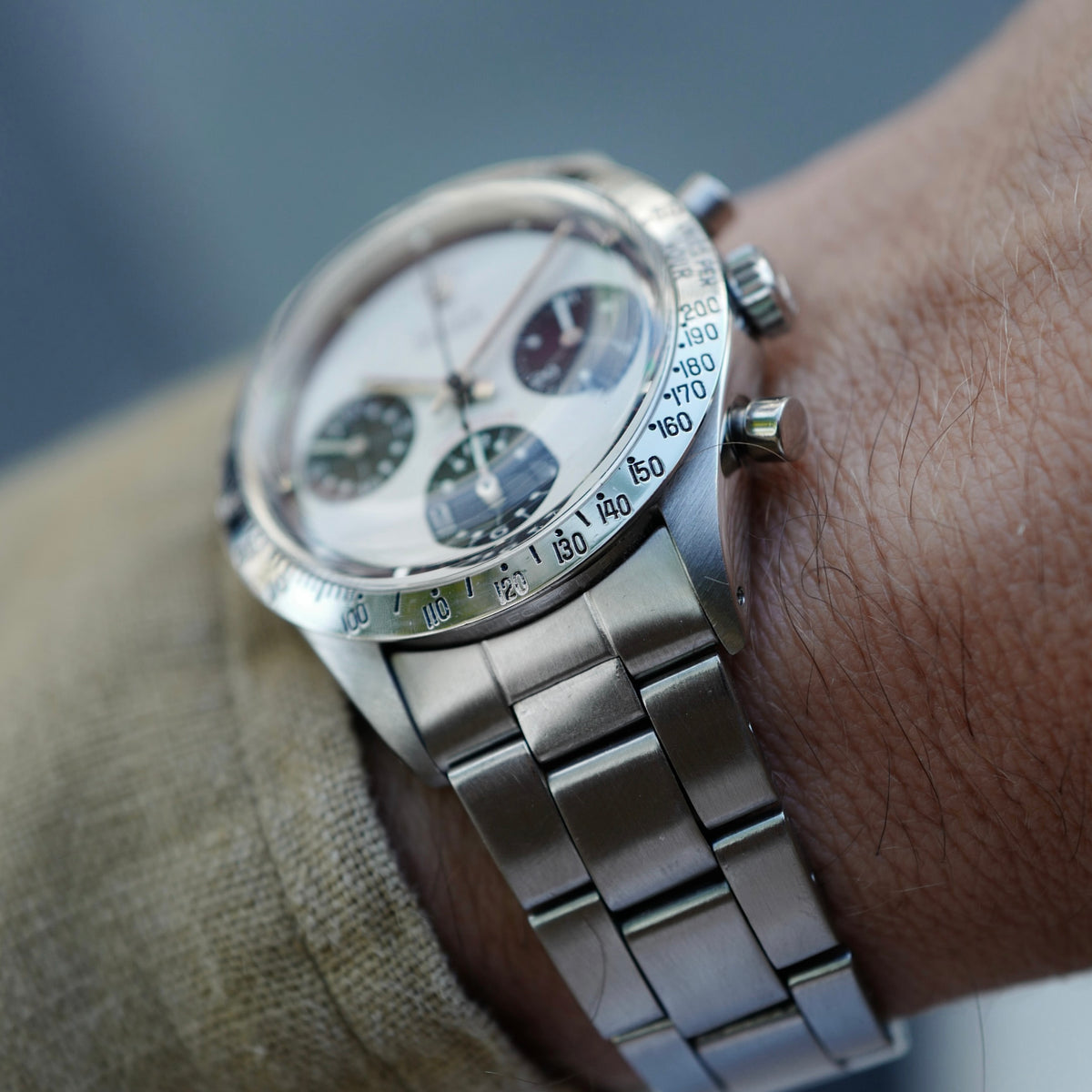 Rolex Steel Cosmograph Daytona Three Color Paul Newman Watch Ref. 6239