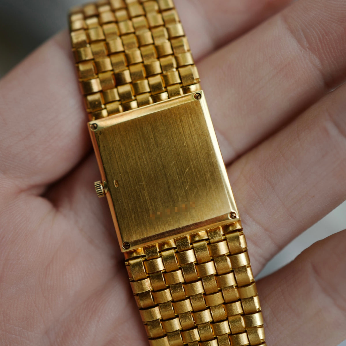 Vacheron Constantin Yellow Gold Opal Dial Bracelet Watch Ref. 33030