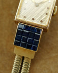 Boucheron - Boucheron Yellow Gold Invisible Set Sapphire Watch (New Arrival) - The Keystone Watches