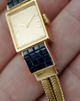 Boucheron - Boucheron Yellow Gold Invisible Set Sapphire Watch (New Arrival) - The Keystone Watches