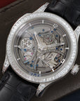 Jaeger LeCoultre - Jaeger LeCoultre Platinum Master Control Minute Repeater Baguette Diamond Watch - The Keystone Watches