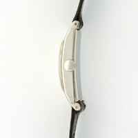 Vintage Patek Philippe Platinum Rectangular Diamond Watch Ref. 425
