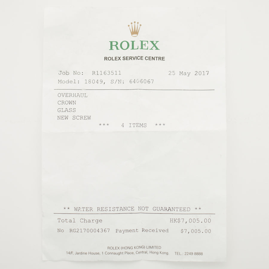 Rolex Day-Date White Gold Ref. 18049