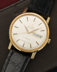 Omega Yellow Gold Constellation Tiffany & Co. Strap Watch