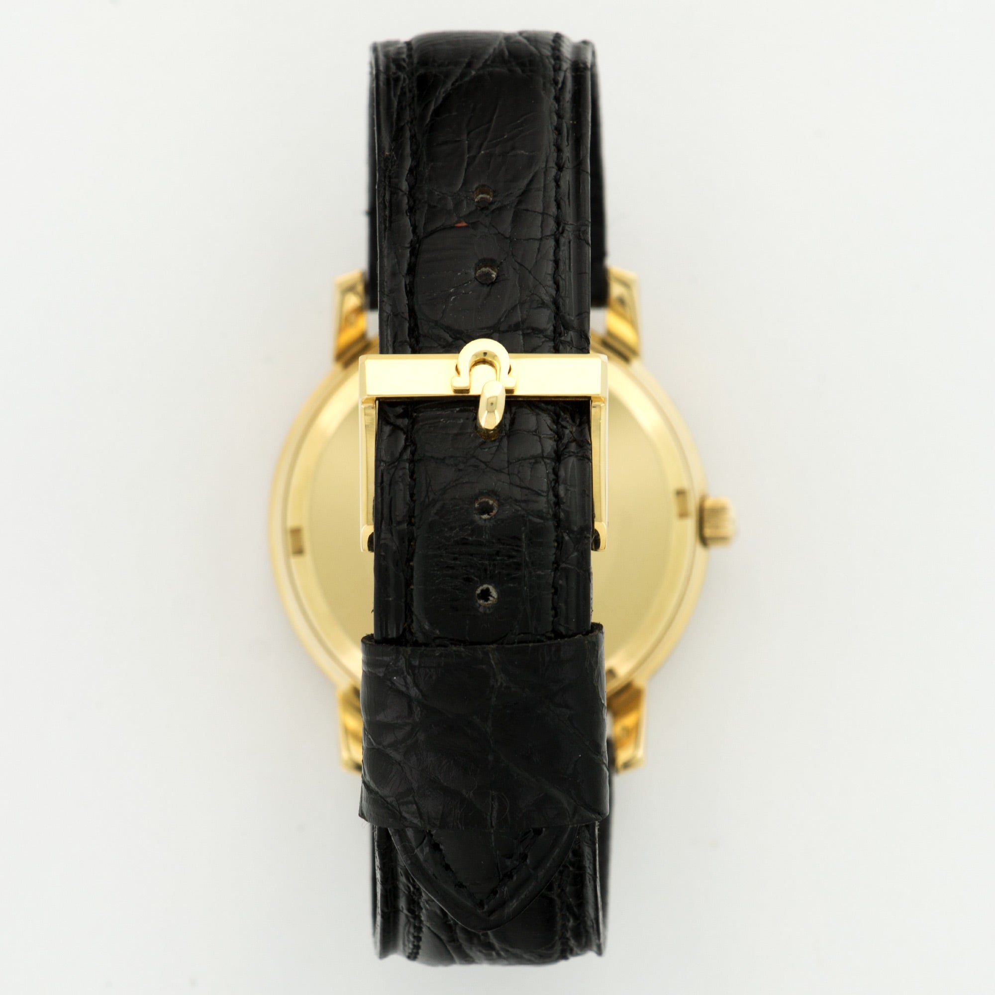 Omega Yellow Gold Constellation Tiffany &amp; Co. Strap Watch
