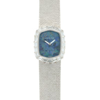 Audemars Piguet White Gold Baguette Diamond Opal Watch