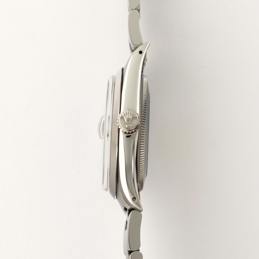 Rolex Steel Date Watch Ref. 1500, with Original Caseback Sticker