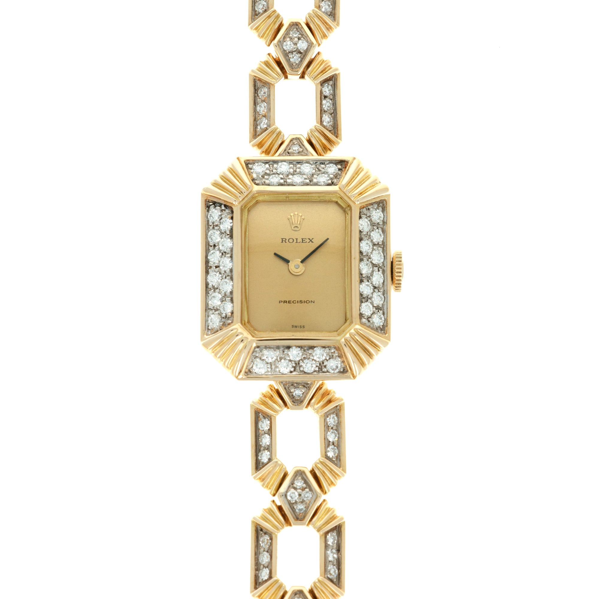 Rolex - Rolex Yellow Gold Diamond Bracelet Watch - The Keystone Watches