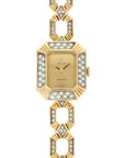 Rolex Yellow Gold Diamond Bracelet Watch