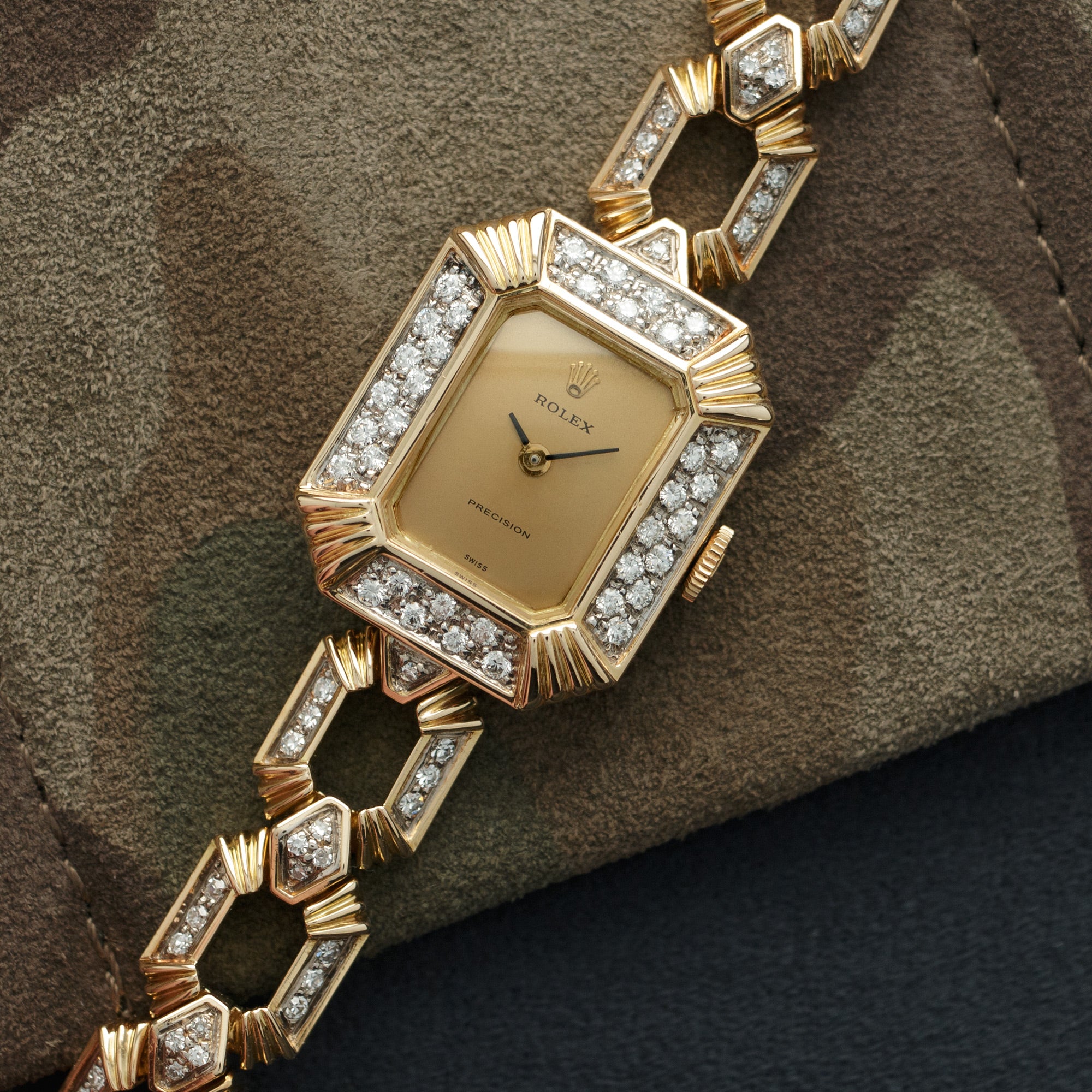 Rolex - Rolex Yellow Gold Diamond Bracelet Watch - The Keystone Watches