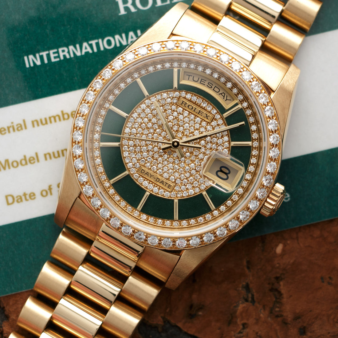 Rolex Day Date 18348 18k YG The Keystone Watches