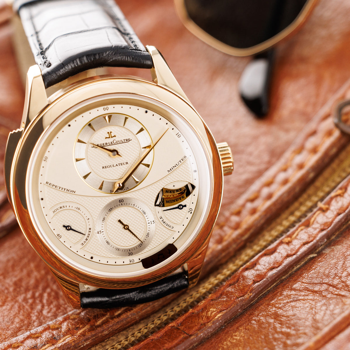 Minute Master Jaeger LeCoultre Master Grande Tradition Q5011410/187.023.S 18k YG ...