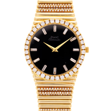 Piaget Yellow Gold Emperador Diamond Watch Ref. 12336