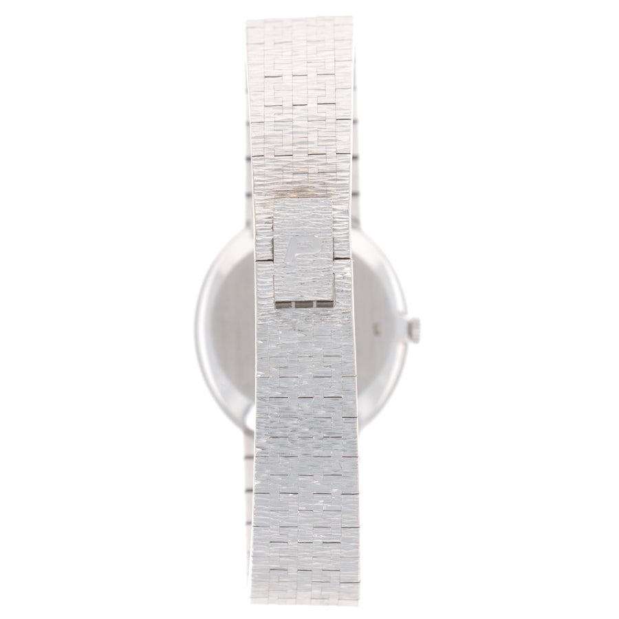 Piaget White Gold Lapis Diamond Bracelet Watch