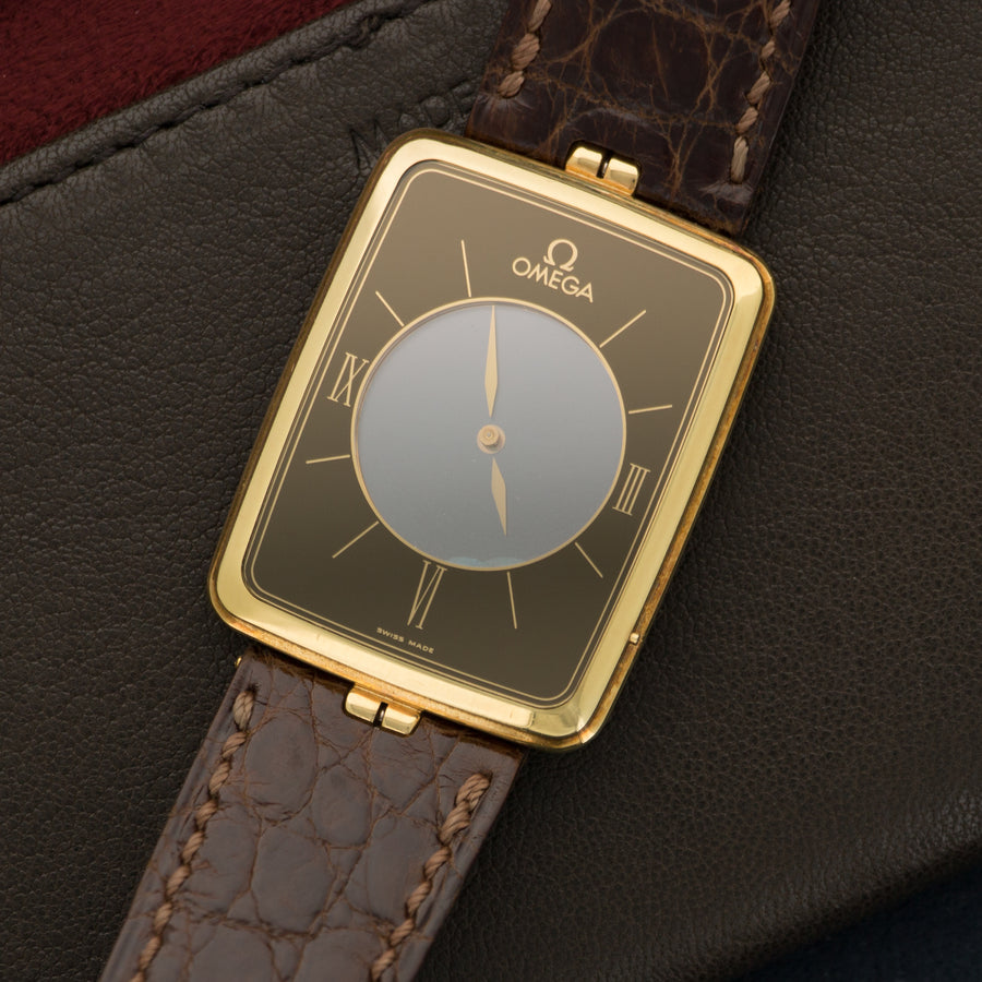 Omega Yellow Gold La Magique Ultra-Thin Strap Watch