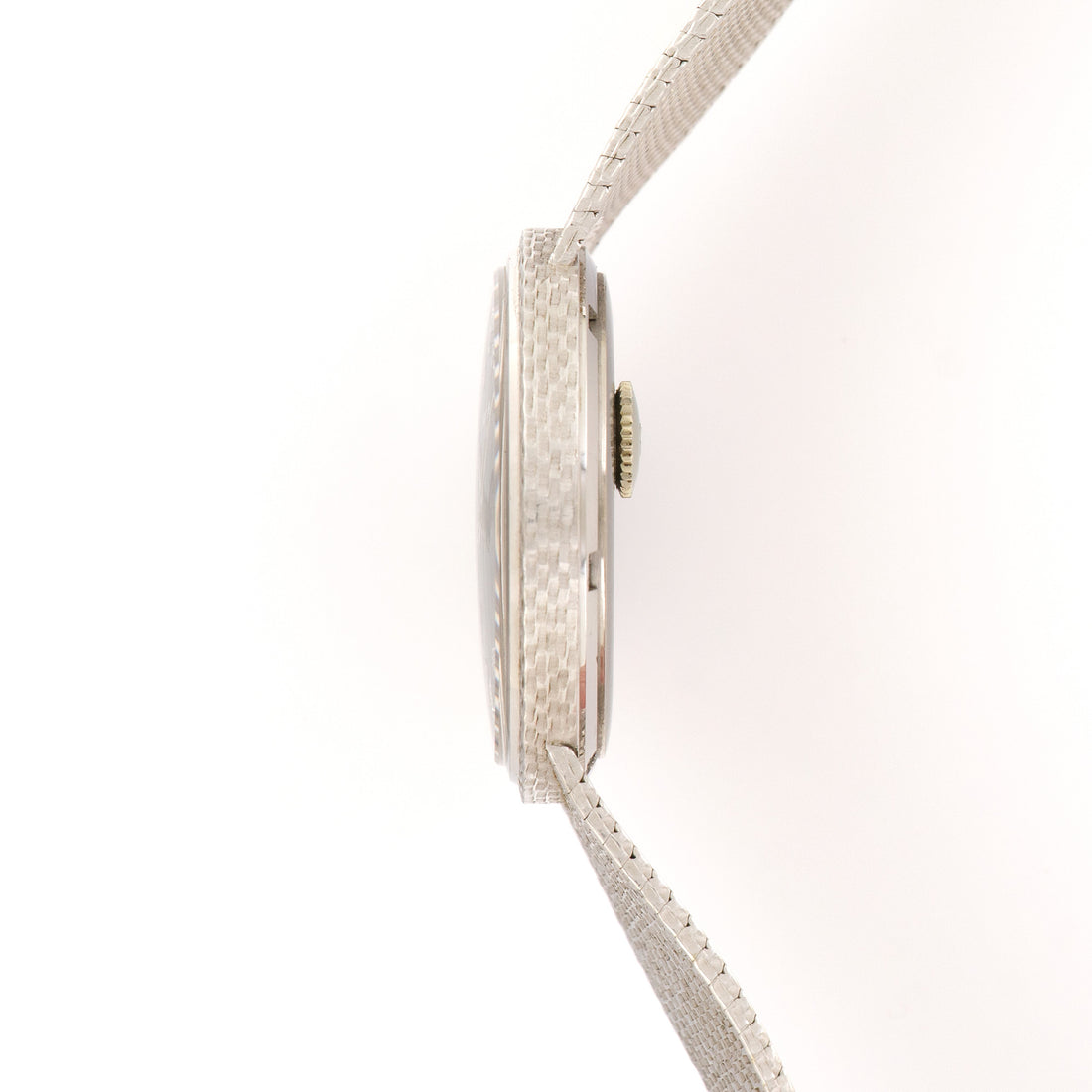 Patek Philippe White Gold Automatic Diamond Watch Ref. 3563