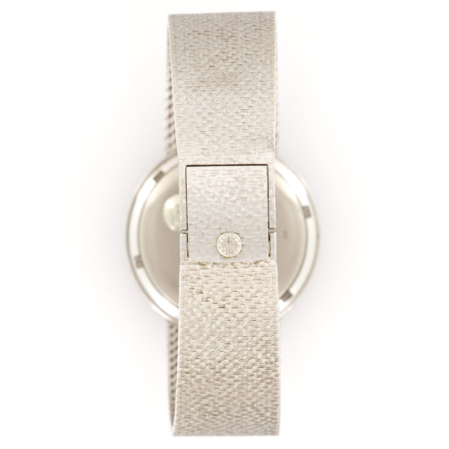 Patek Philippe White Gold Automatic Diamond Watch Ref. 3563