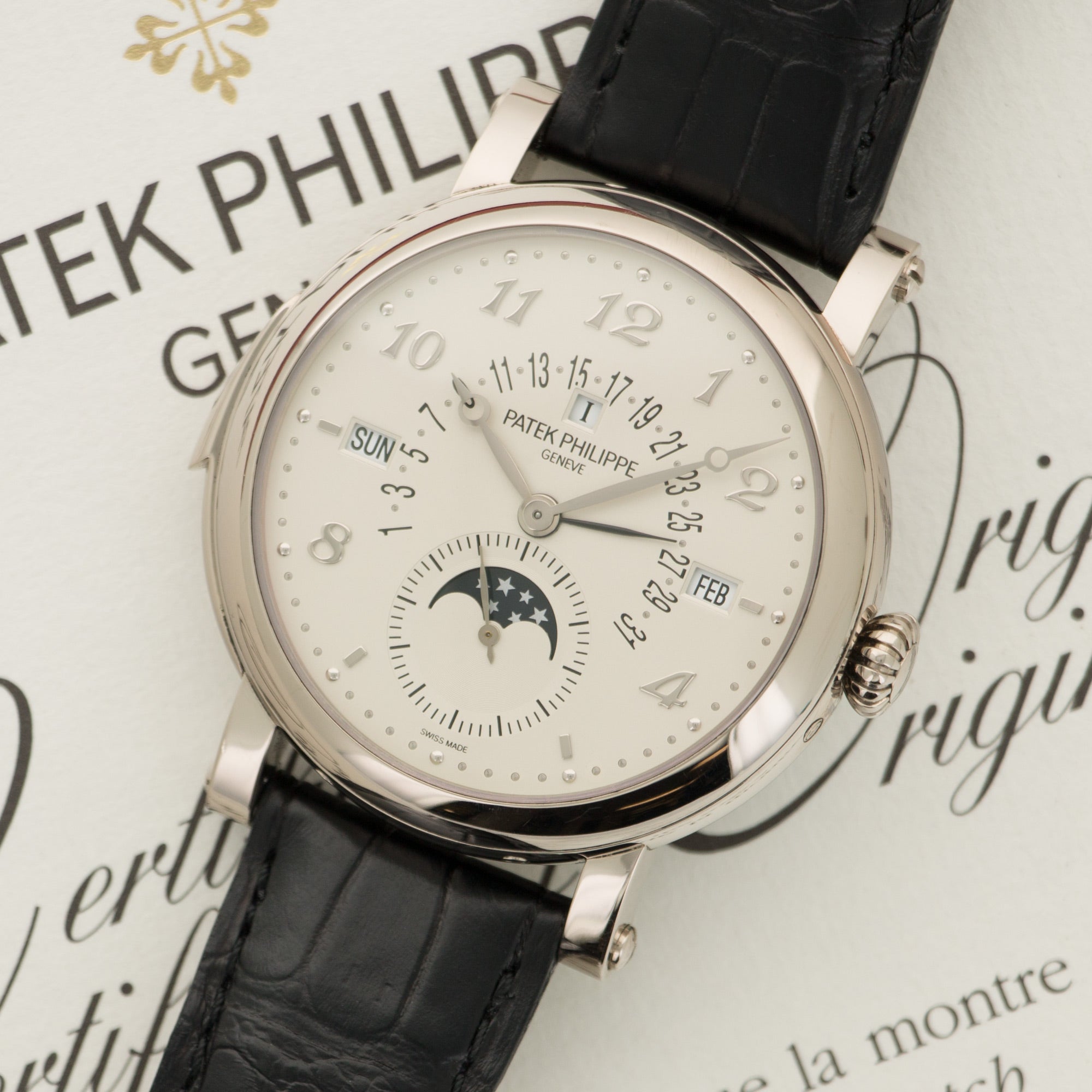 Patek Philippe - Patek Philippe White Gold Minute Repeating Perpetual Ref. 5213 - The Keystone Watches