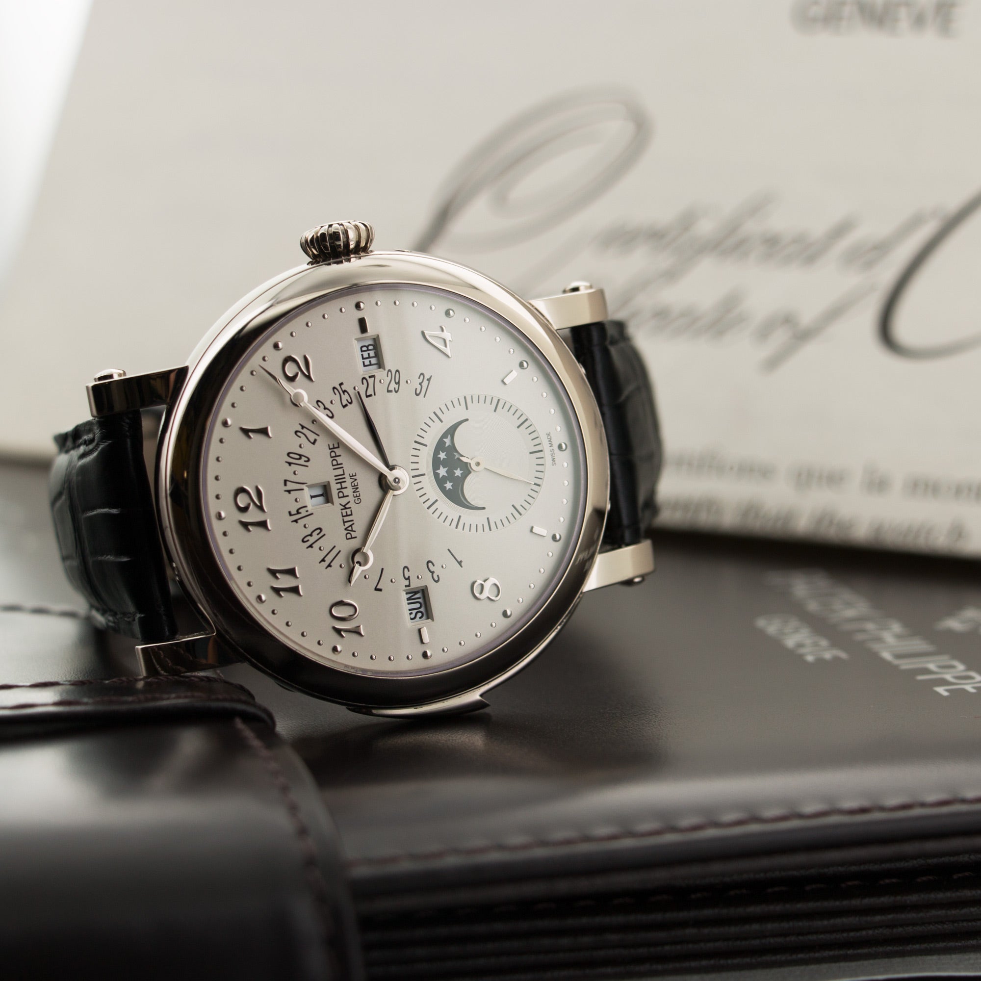 Patek Philippe - Patek Philippe White Gold Minute Repeating Perpetual Ref. 5213 - The Keystone Watches