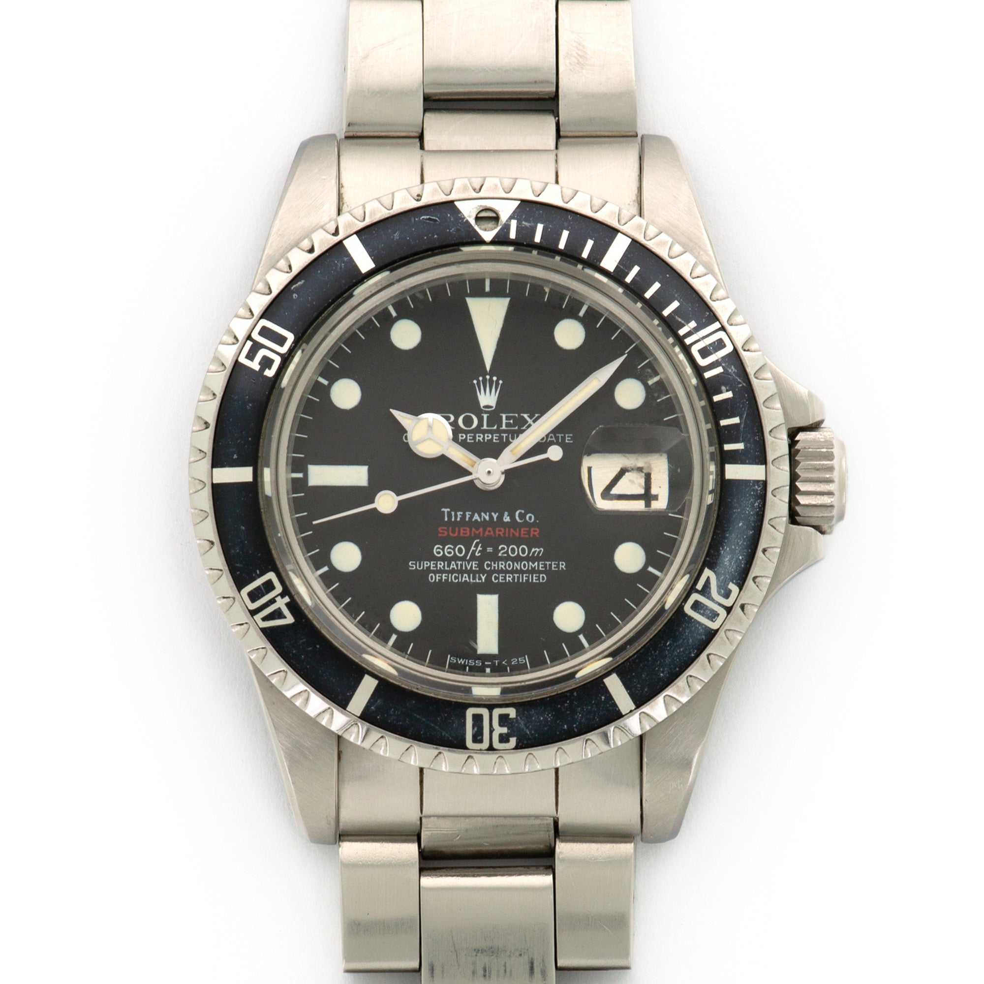 Rolex Red Submariner Watch Ref. 1680 Retailed by Tiffany &amp; Co.