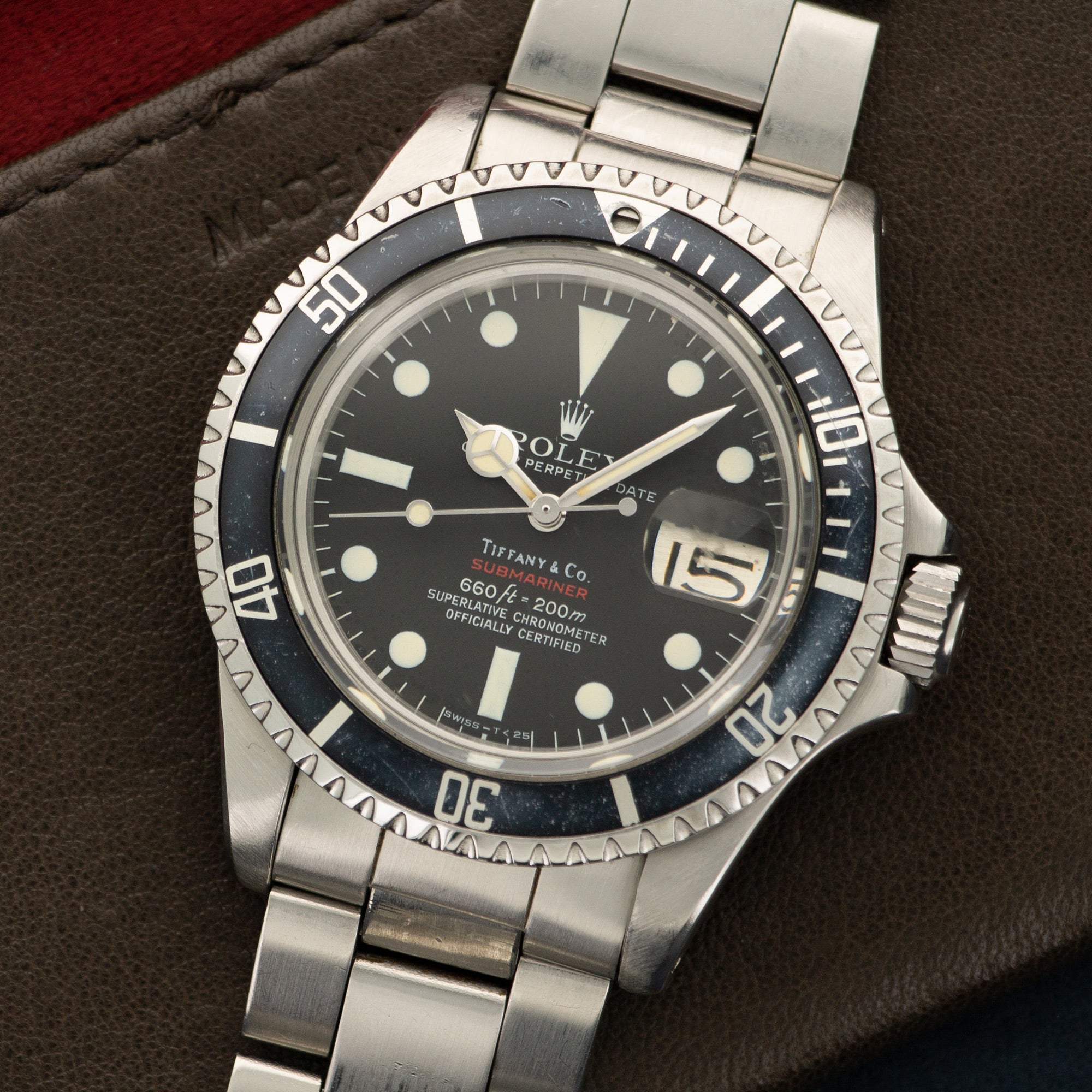 Rolex - Rolex Red Submariner Watch Ref. 1680 Retailed by Tiffany & Co. - The Keystone Watches