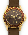 Rolex - Vintage Rolex Root Beer GMT-Master Gold Brown Ref. 1675 with Paper - The Keystone Watches